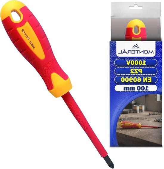 Elektra Tool Geïsoleerde Schroevendraaier PZ2 100 mm - Oranje