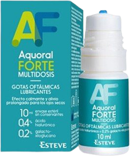 Esteve Aquoral Forte Multidose Lubricating eye drops 10 ml