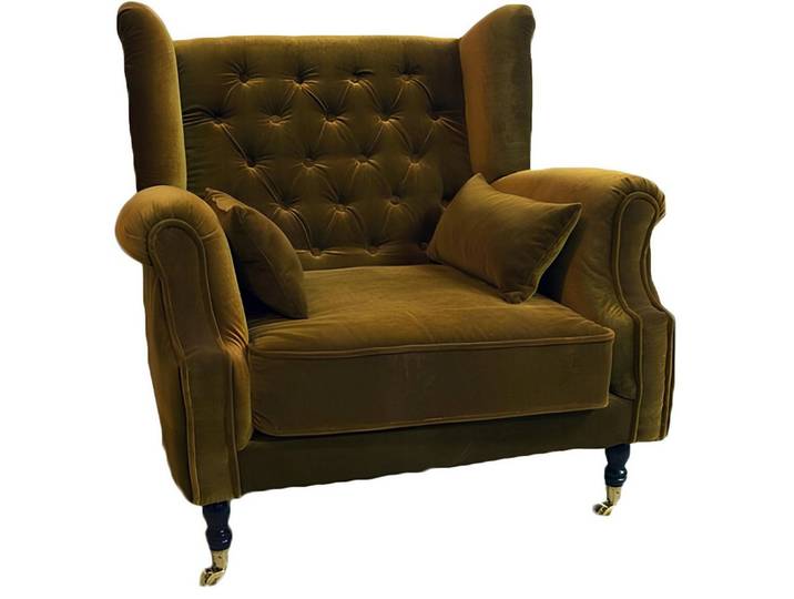 Xlmoebel Ohrensessel Chesterfield Ohrensessel in eleganter Polsterung (OHRENSESSEL CHESTERFIELD LIVERPOOL I), Hergestellt in Europa