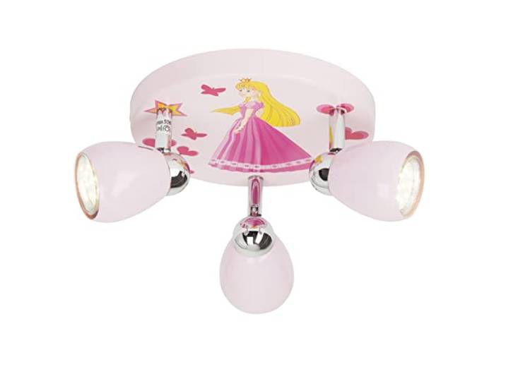Brilliant Lampe Princess LED Spotrondell 3flg ros3x LED-PAR51, GU10, 3W LED-Reflektorlampen inklusive, (250lm, 3000K) Köpfe schwenkbar