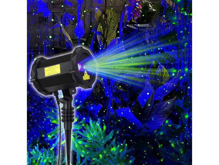 Projecteur de luciole Laser jaune vif, étanche IP65, lumière de jardin, lumière de mariage romantique, lumière de décoration de vacances et de noël