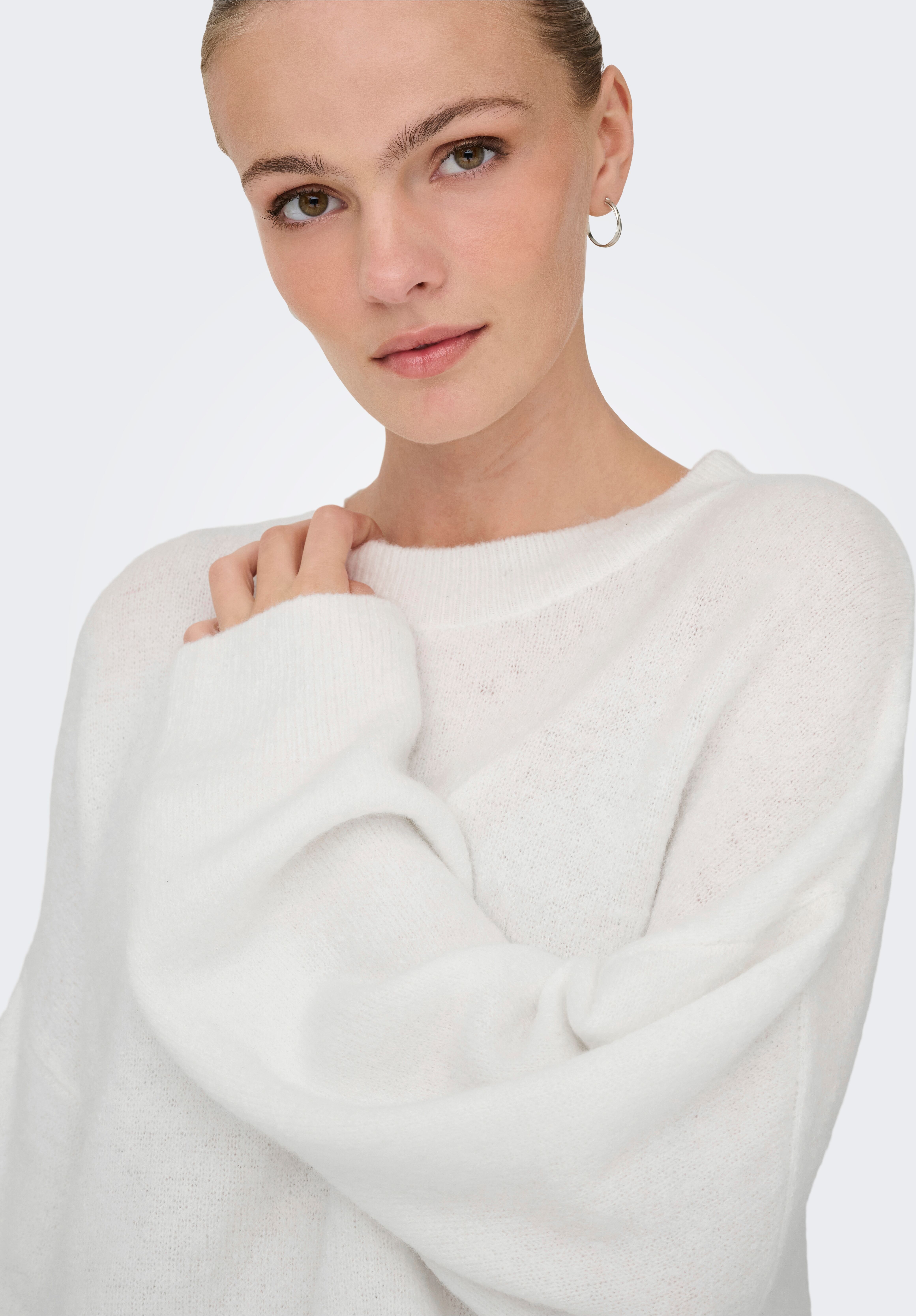 JDY "JDYSONJA L/S O-NECK PULLOVER KNT NOOS" Materialmix