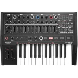 Arturia MiniBrute 2 Noir Edition, Synthesizer, Schwarz, Weiss