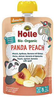 Holle Puré Bio Panda Peach +8m 100 gr
