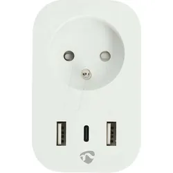 N WIFIP151EWT - Schaltbare WLAN Steckdose, mit USB, FR-Version