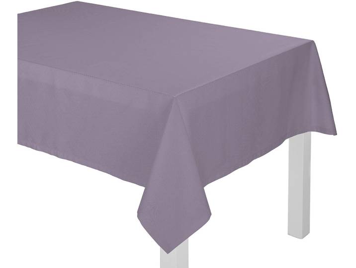 Tischdecke ADAM Uni Collection Light Gr. 4, lila, Ø:145cm, Bio-Baumwolle, Tischdecken, Tischdecke, aus 100% Bio-Baumwolle