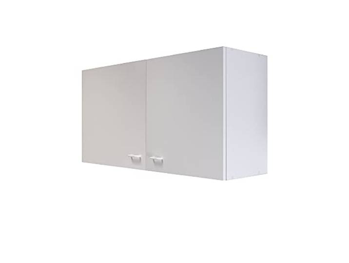 Flex-Well Küchen-Hängeschrank BOCHUM - Oberschrank vielseitig einsetzbar - 2-türig - Breite 100 cm - Weiß