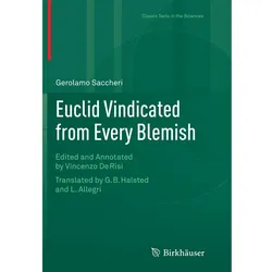 Euclid Vindicated from Every Blemish, Fachbücher von Gerolamo Saccheri