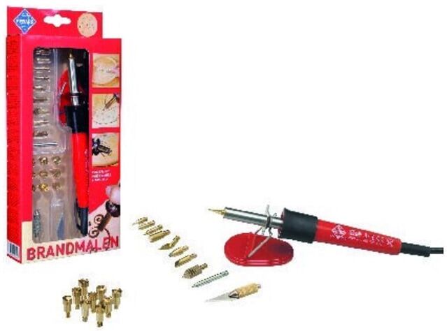 PETER BAUSCH Brandmal-Set mit 20 Aufsätzen Pebaro (0261)