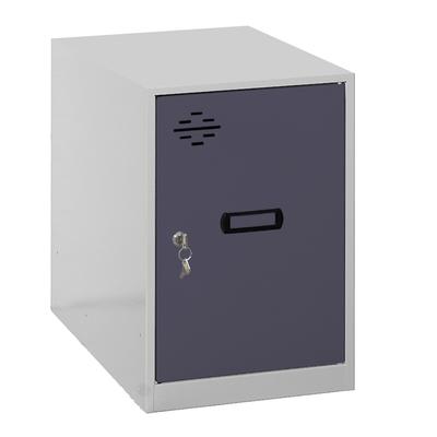 SimonRack Metallschrank mini zerlegt GRAU/ANTHRACITE 475x300x500 mm (Höhe x Länge x Breite)