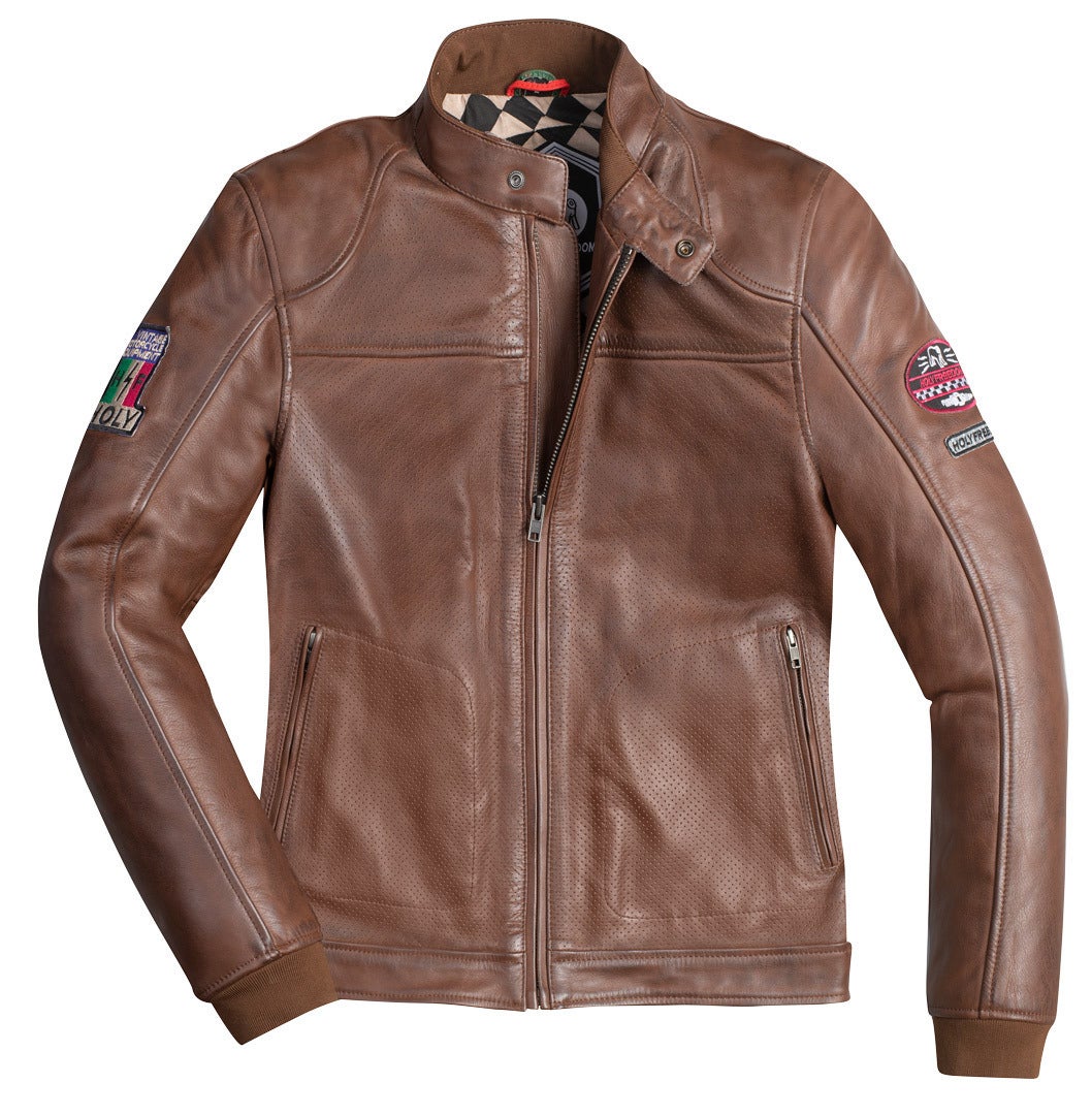 HolyFreedom Due Motorrad Lederjacke 21708C08-M