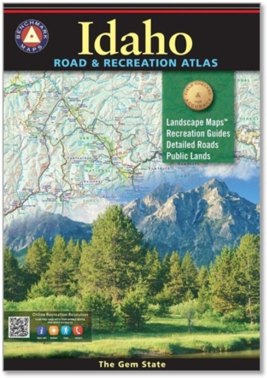 Idaho Road and Recreation Atlas   Benchmark Maps