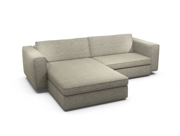 Ecksofa CLOUDY1, Sensoo, off-white, Textil