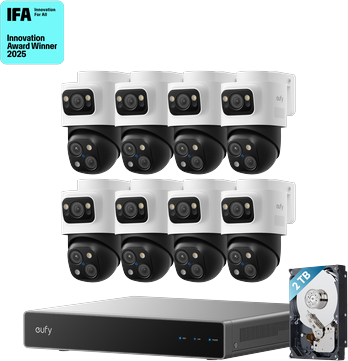 soundcore eufy PoE NVR Security System S4 Max + 4 PoE Cam S4 Add-Ons
