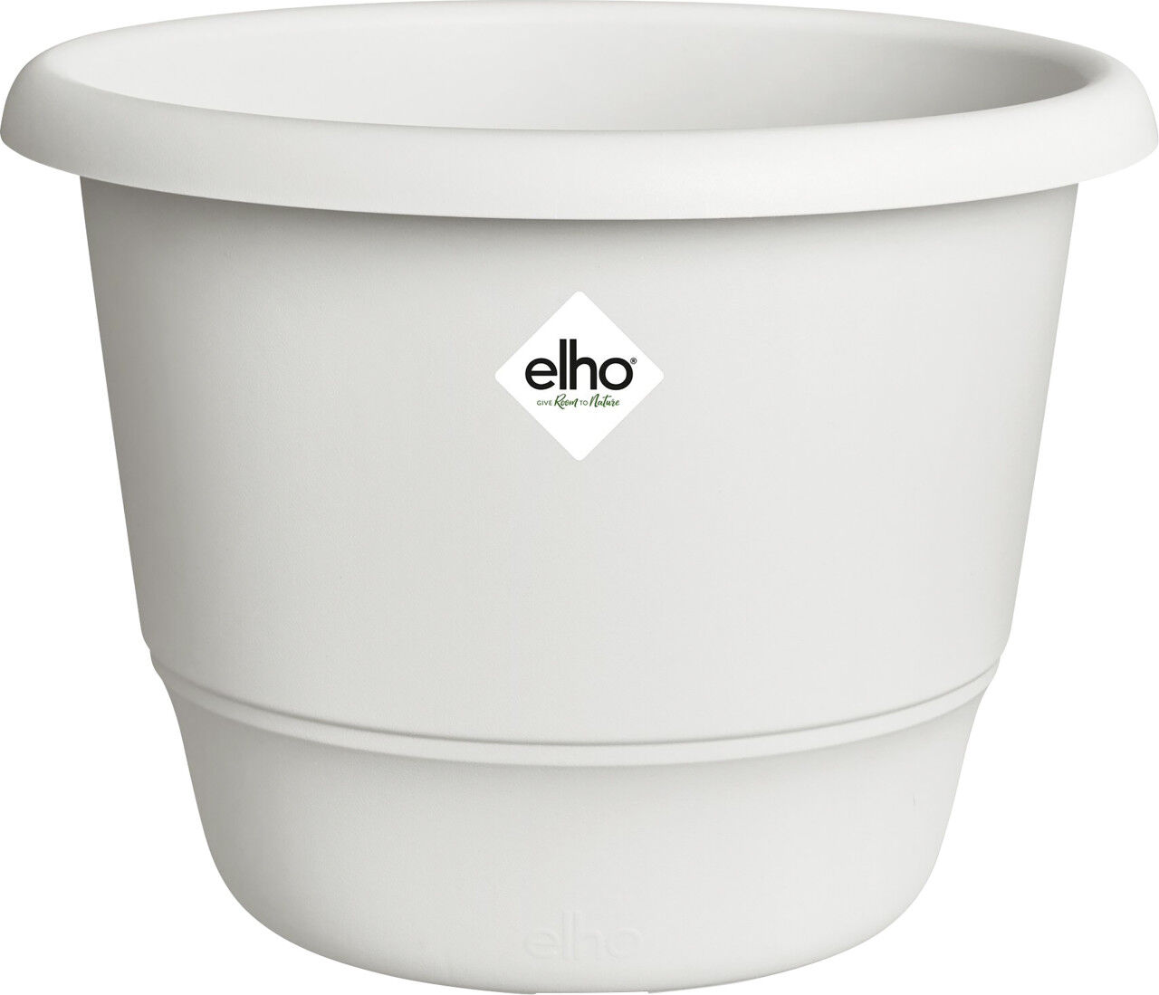 Elho Übertopf Amiga Kunststoff weiß Ø 39 x 29 cm