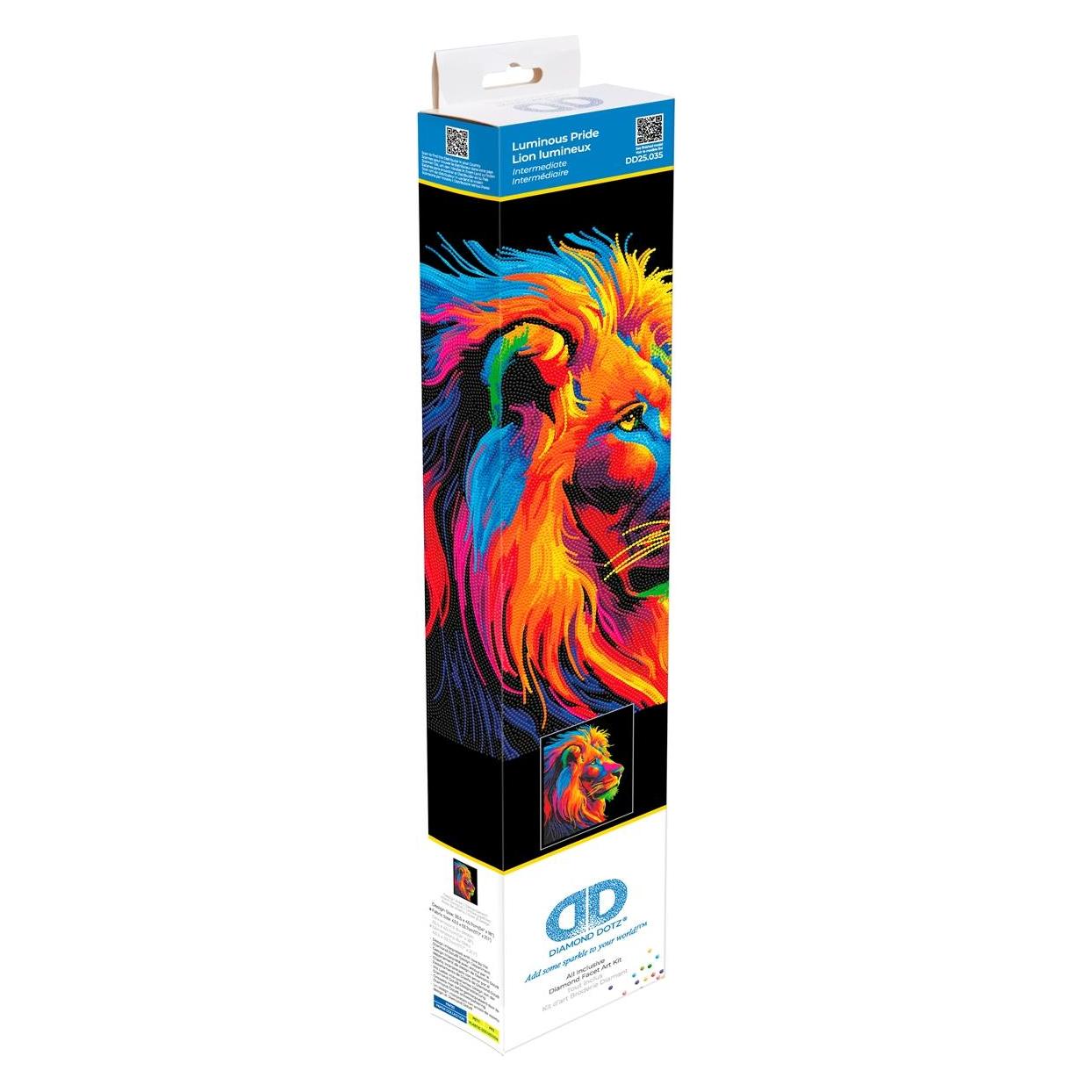 Diamond Dotz Diamond Painting Neon Löwe (DD25035)
