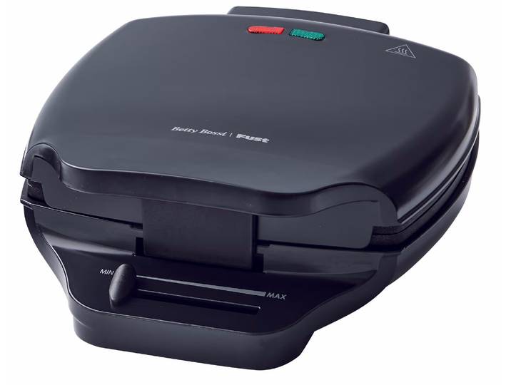 Betty Bossi / Fust Brezeleisen – Waffeleisen/Brezeleisen – schwarz / grau