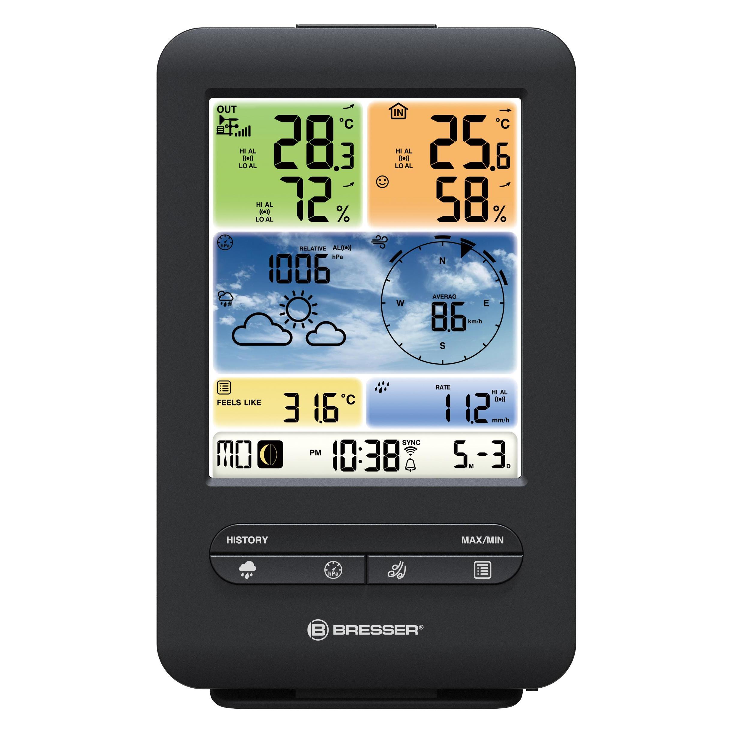 Bresser Wetter Center 5-in-1 WLAN Profi-Sensor V (7002585)