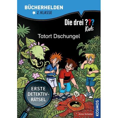 Die drei ??? Kids, Bücherhelden 2. Klasse, Tatort Dschungel, Taschenbuch von Anne Scheller, Kosmos Uitgevers