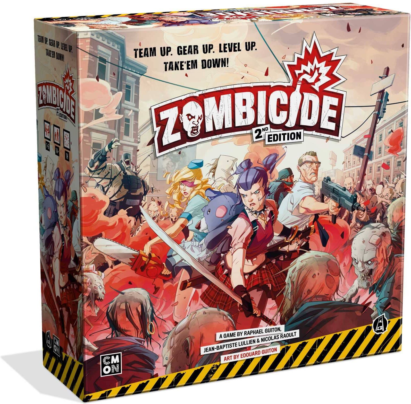 Zombicide 2nd Edition - Cooperative Survival Board Game for 1-4 Players, Ages 14+, by Guillotine Games