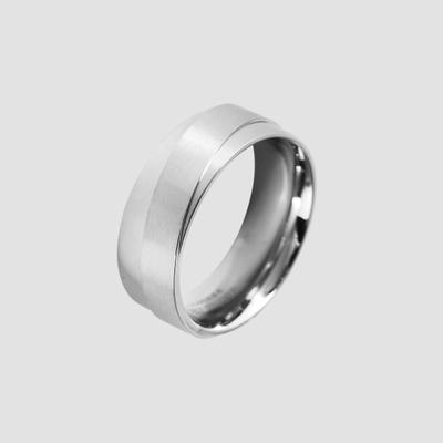 Fingerring ADELIA´S "Herren Ring aus Edelstahl" Gr. 56, silber, Fingerringe, Herren, 56, Edelstahl, Fingerring
