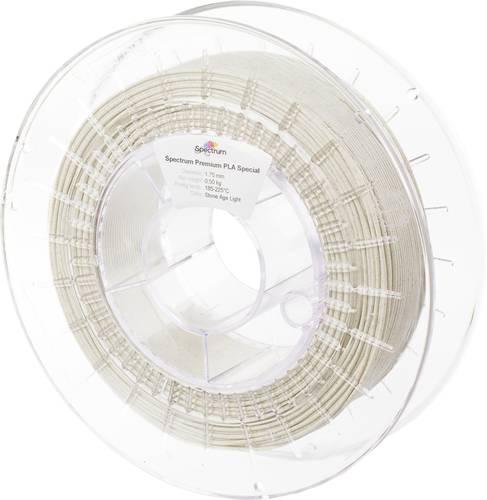 Spectrum Filaments 80166 PLA Stone Filament PLA 1.75mm 500kg Stone Age Light, Stein 1St.