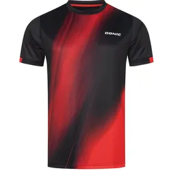 Donic T-Shirt Cream schwarz/rot XXL - XXL