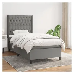vidaXL, Boxspringbett, Fapenas (Knopfheftung Design) (100 x 200 cm)