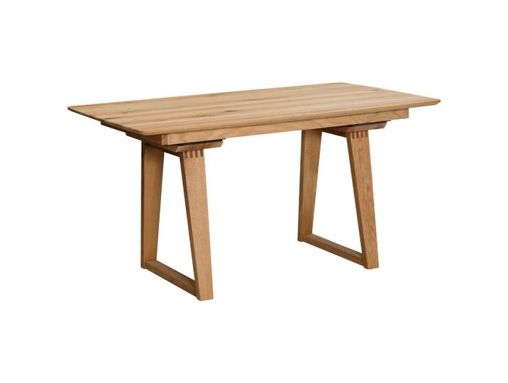 Moderano Esstisch, Eichefarben, Holz, Asteiche, massiv, rechteckig, eckig, 90x75x150 cm, Esszimmer, Esstische, Holztisch, Massivholztische