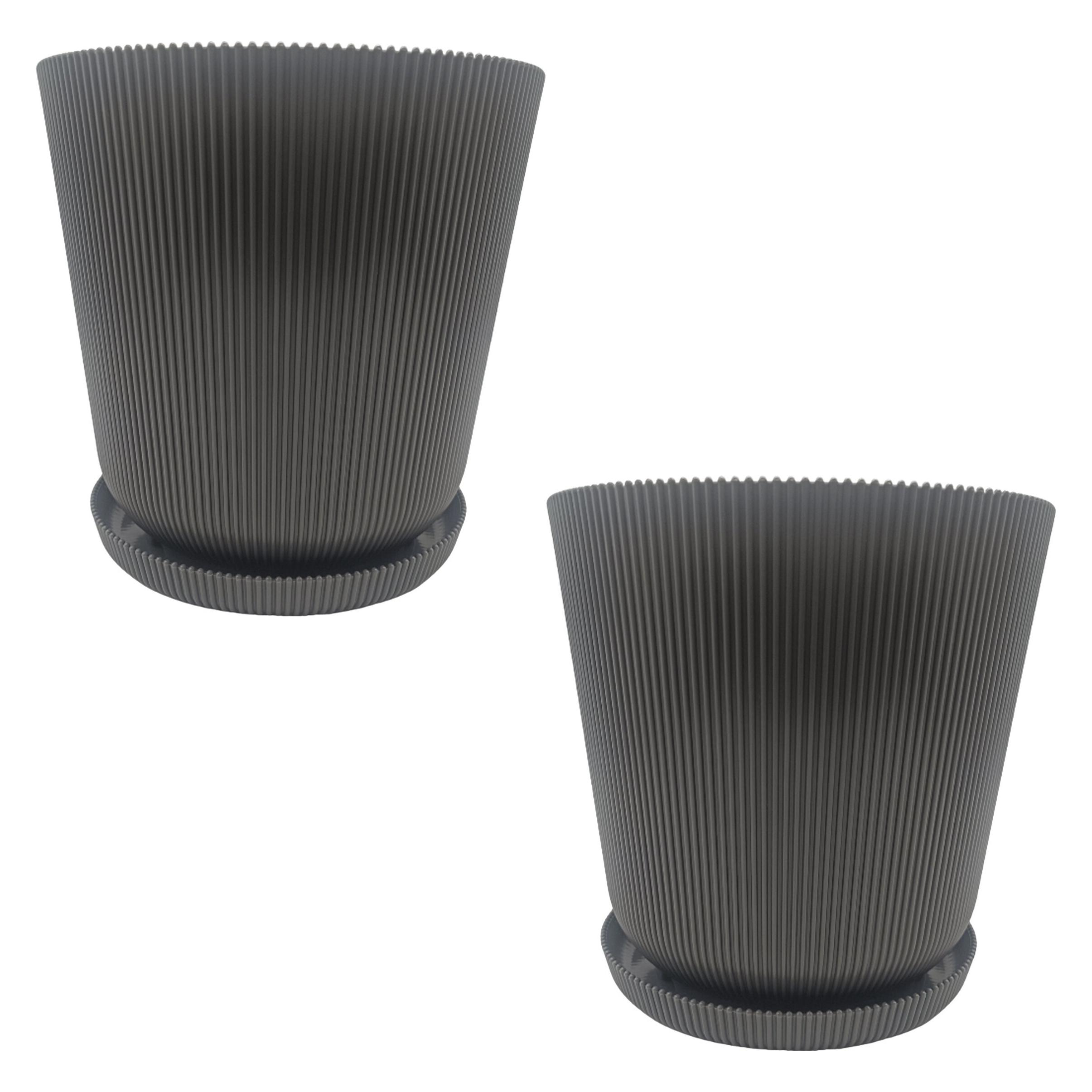 Relaxdays Blumentopf Set (20 x 20 cm) (4052025851163)