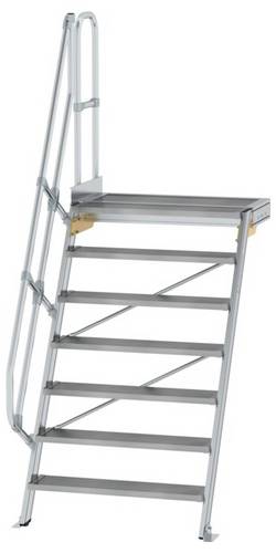 MUNK Günzburger Steigtechnik 600407 Aluminium, Stahl verzinkt Treppe