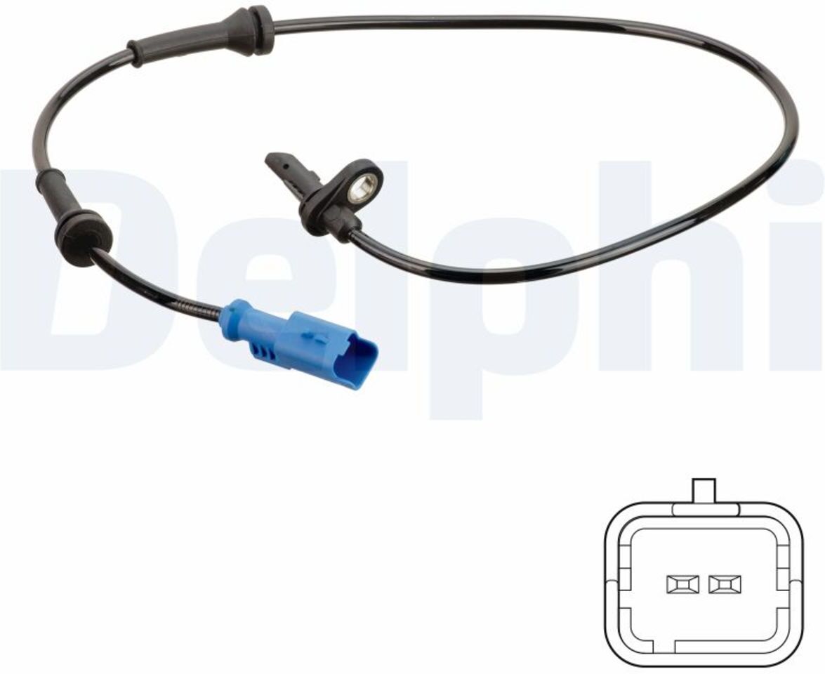 Sensor, Raddrehzahl DELPHI SS20748