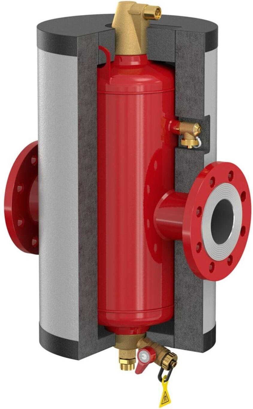 Flamco Isolierung Flamcovent Clean IsoPl 200, 1176x560mm, we-alu (RAL 9006) (28866)