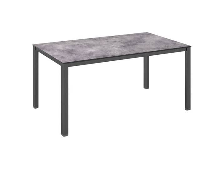 Kettler Cubic Gartentisch 160x95cm Aluminium/HPL Dunkelgrau