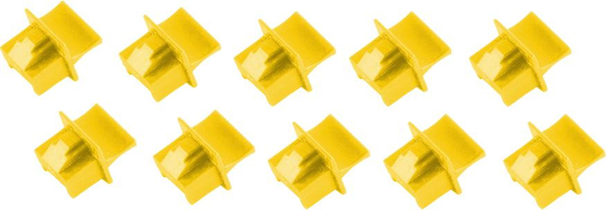 Shiverpeaks Staubbescherming voor RJ45 koppelingen, geel, BS08-01024-10
