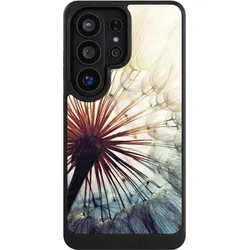 Nivocase Hülle für Samsung Galaxy S26 Ultra Handyhülle NIVOcore Case Schwarz Blumen Fotografie Pusteblume (Samsung Galaxy S26 Ultra), Smartphone Hülle, Schwarz