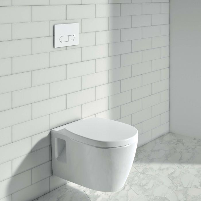 Ideal Standard Connect Wand-Tiefspül-WC E8174MA spülrandlos, weiß Ideal Plus