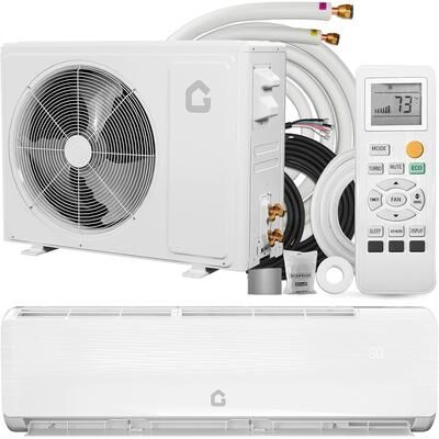 Garvee 9,000 BTU Mini Split AC/Heat, 19 SEER2 Inverter, 6-in-1 System, 115V