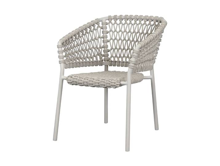 Cane-line Chaise Ocean soft rope avec accoudoirs Sand