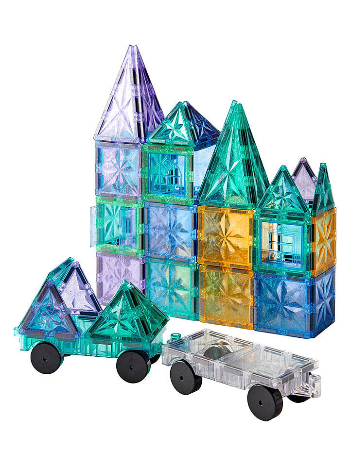 Playbox 110tlg. Magnetische Bausteine-Set "Prism Glitter" - ab 3 Jahren - onesize