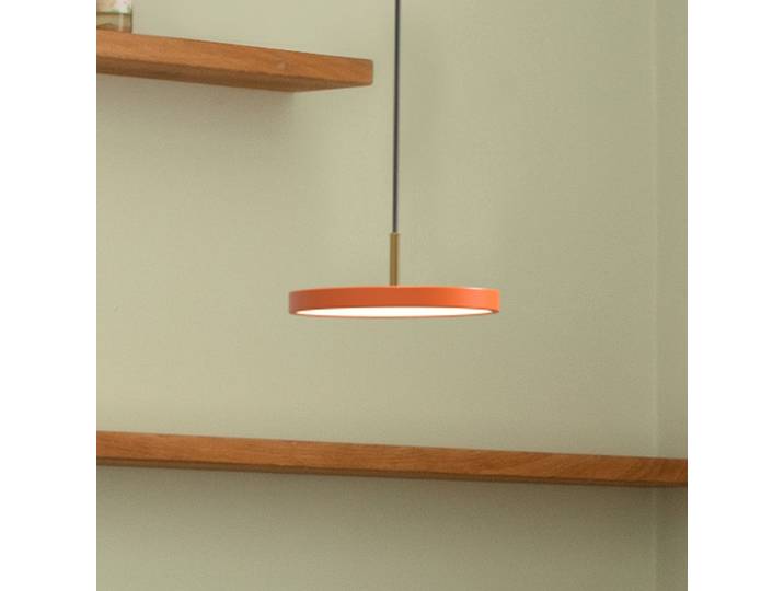 Suspension Asteria Micro V2 Orange - UMAGE - Salon / séjour - Scandinave - Métal - À ampoule unique