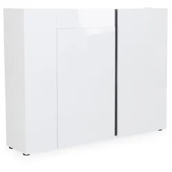 Schuhschrank ATRIUM (BHT 149x115x34 cm) - weiß - BHT 149x115x34 cm