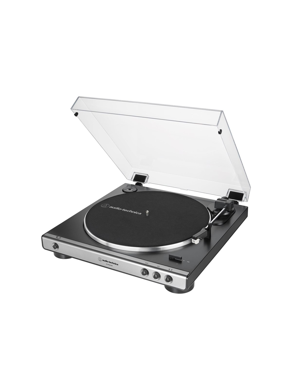 Audio-Technica AT-LP60XUSB - Vollautomatisch - Riemenantrieb - USB - Plattenspieler Grau