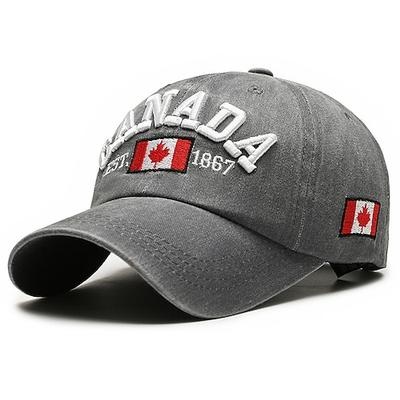 Kanada-Baseballkappe für Damen und Herren, Kanada-Tag-Ahornblattflagge, Dad-Hat, Golfkappe, Sport-Outdoor-Kappe, schlichte, taillierte Kappe