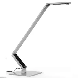 Tischleuchte Luctra table pro 2 linear Fußplatte rechteckig weiß