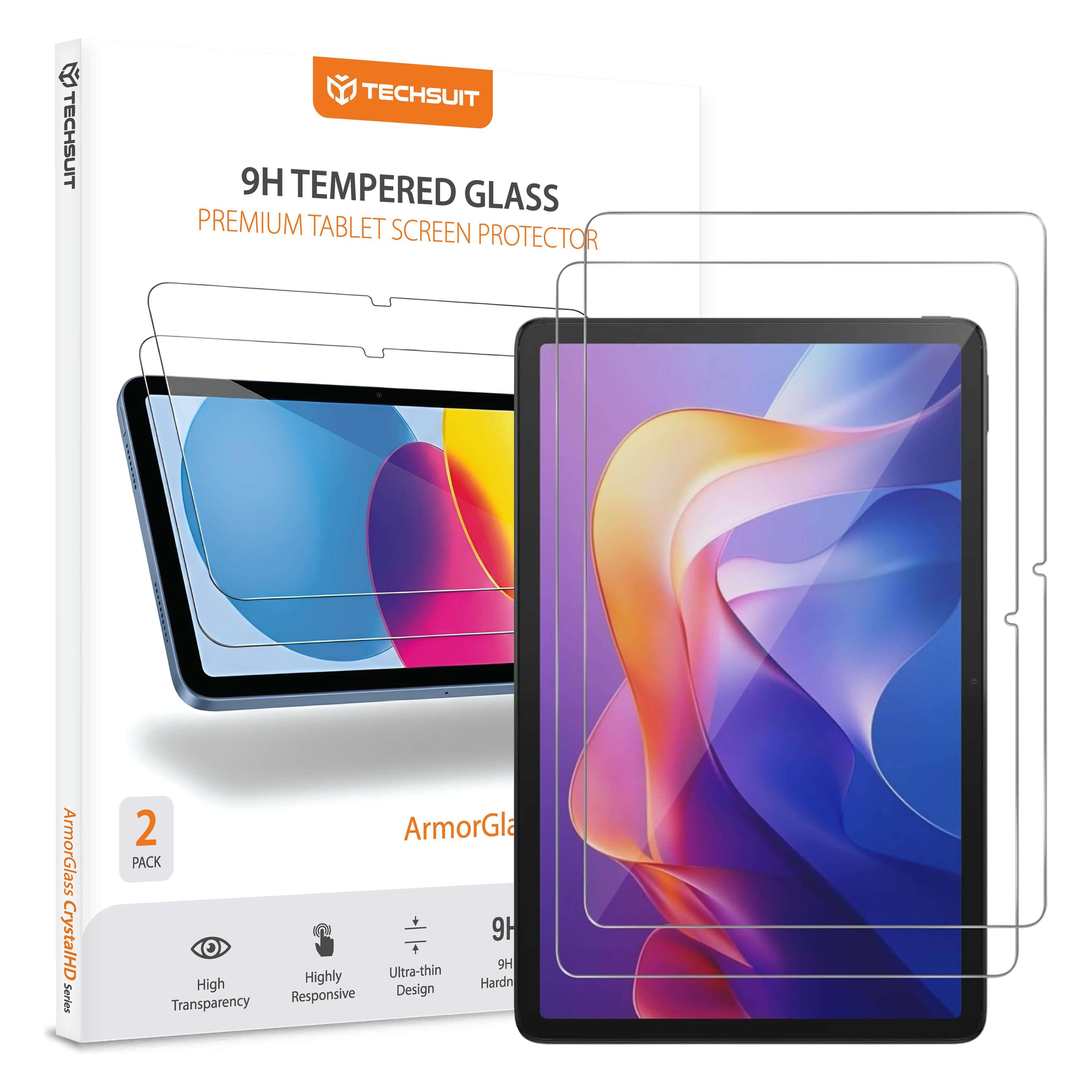 Techsuit - ArmorGlass CrystalHD (2 pack) - Xiaomi Redmi Pad 2 - Clear (2 Stk., Xiaomi Redmi Pad 2) (65367305)