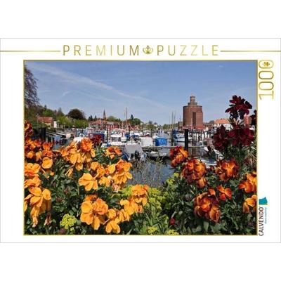 CALVENDO Puzzle Eckernförde - Am Hafen | 1000 Teile Lege-Größe 64x48cm Foto-Puzzle für glückliche Stunden