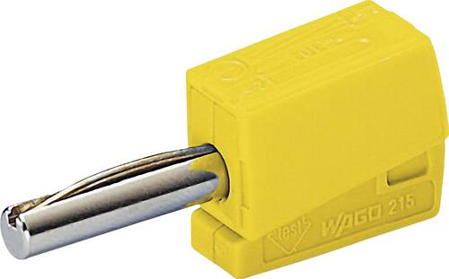WAGO Bananenstecker Stecker, gerade Stift-Ø: 4mm Gelb