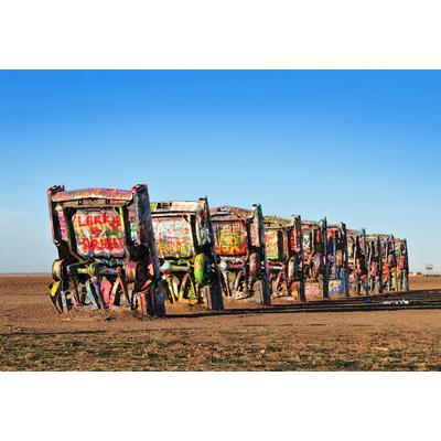 Fototapete PAPERMOON "Autowracks", bunt, B:2,5m L:1,86m, Vlies, Tapeten
