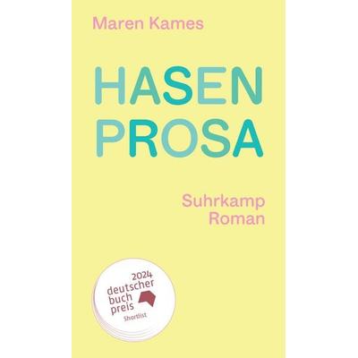 Hasenprosa, Gebundene Ausgabe von Maren Kames, Suhrkamp, 978-3-518-43168-9
